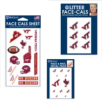 WinCraft Virginia Tech Hokies 4" x 7" Waterless Tattoos Set