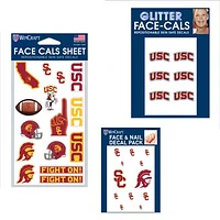 WinCraft USC Trojans 4" x 7" Waterless Tattoos Set