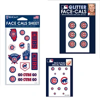 WinCraft Chicago Cubs 4" x 7" Waterless Tattoos Set