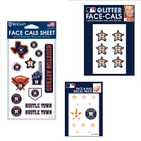 WinCraft Houston Astros 4" x 7" Waterless Tattoos Set