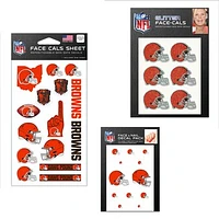 WinCraft Cleveland Browns 4" x 7" Waterless Tattoos Set