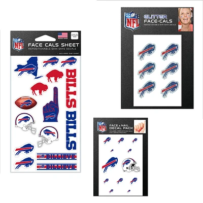 WinCraft Buffalo Bills 4" x 7" Waterless Tattoos Set