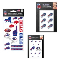 WinCraft Buffalo Bills 4" x 7" Waterless Tattoos Set