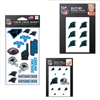 WinCraft Carolina Panthers 4" x 7" Waterless Tattoos Set