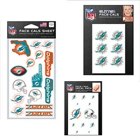 WinCraft Miami Dolphins 4" x 7" Waterless Tattoos Set