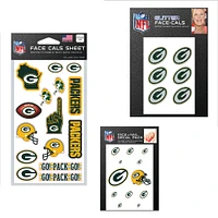 WinCraft Green Bay Packers 4" x 7" Waterless Tattoos Set