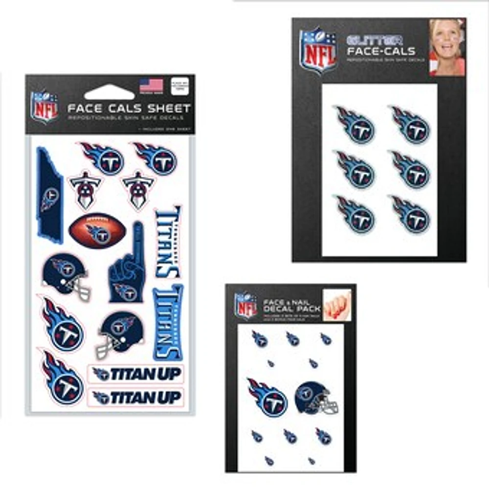 WinCraft Tennessee Titans 4" x 7" Waterless Tattoos Set