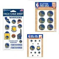 WinCraft Golden State Warriors 4" x 7" Waterless Tattoos Set