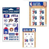 WinCraft Philadelphia 76ers 4" x 7" Waterless Tattoos Set