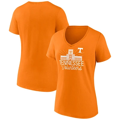 Women's Fanatics  Tennessee Orange Volunteers Fundamentals Region Draw T-Shirt