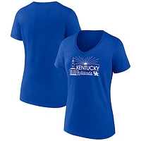 Women's Fanatics  Royal Kentucky Wildcats Fundamentals Region Draw T-Shirt