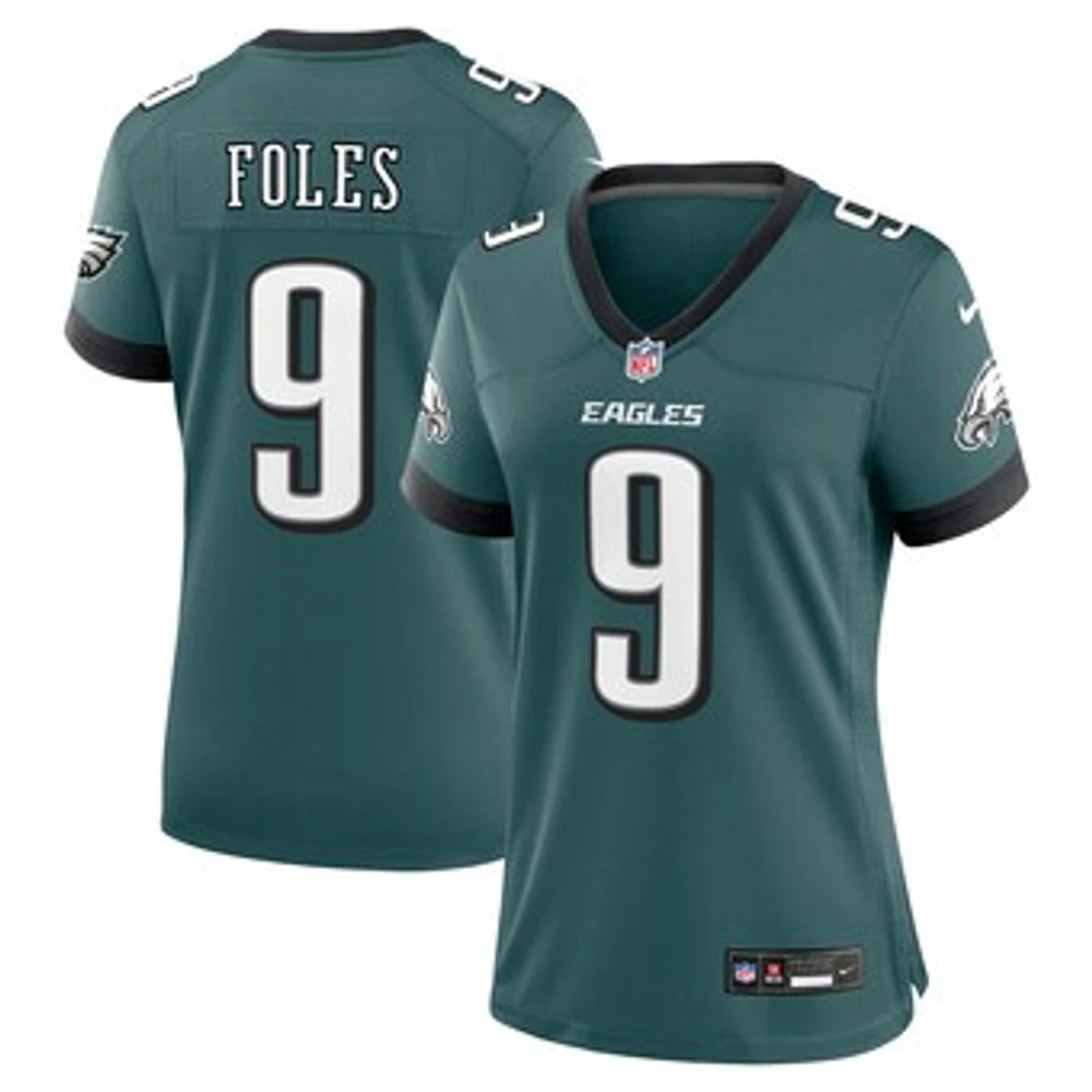 Women's Nike Nick Foles Midnight Green Philadelphia Eagles Team Retired Player Game Jersey