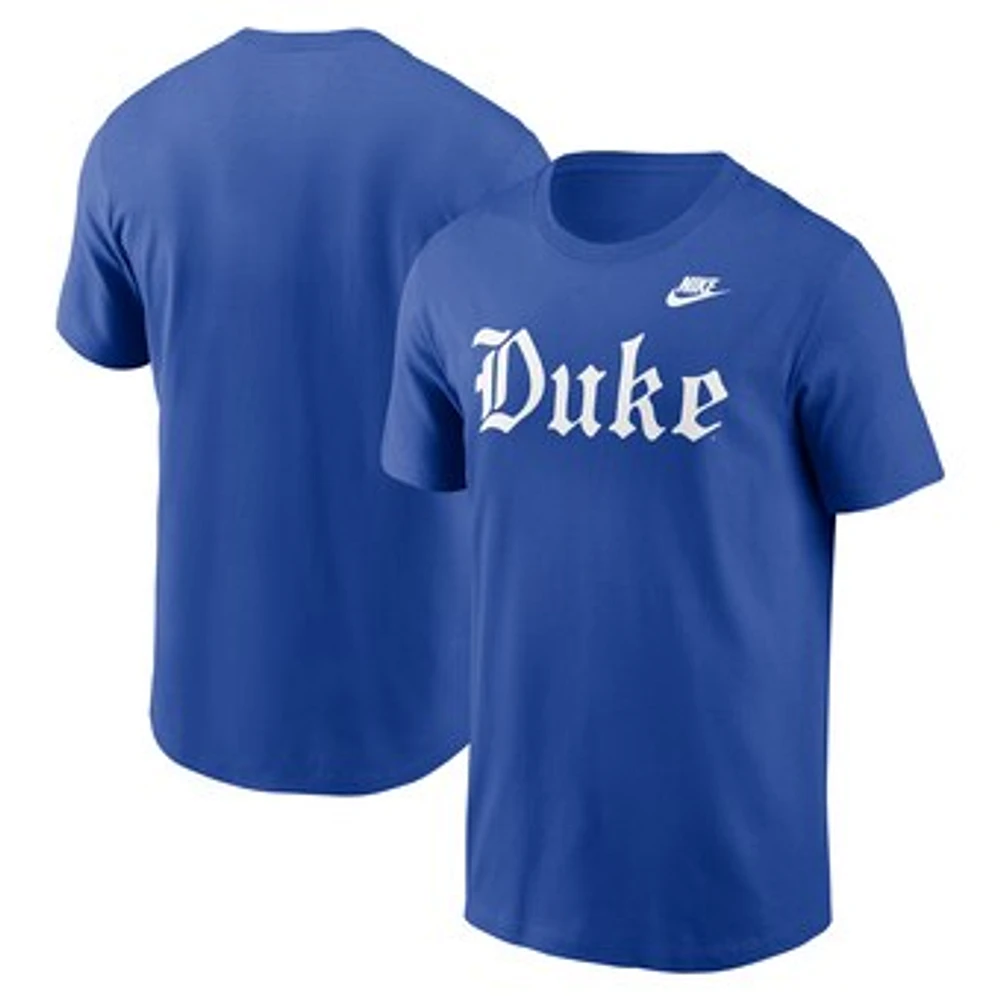 Men's Nike Royal Duke Blue Devils Old English T-Shirt