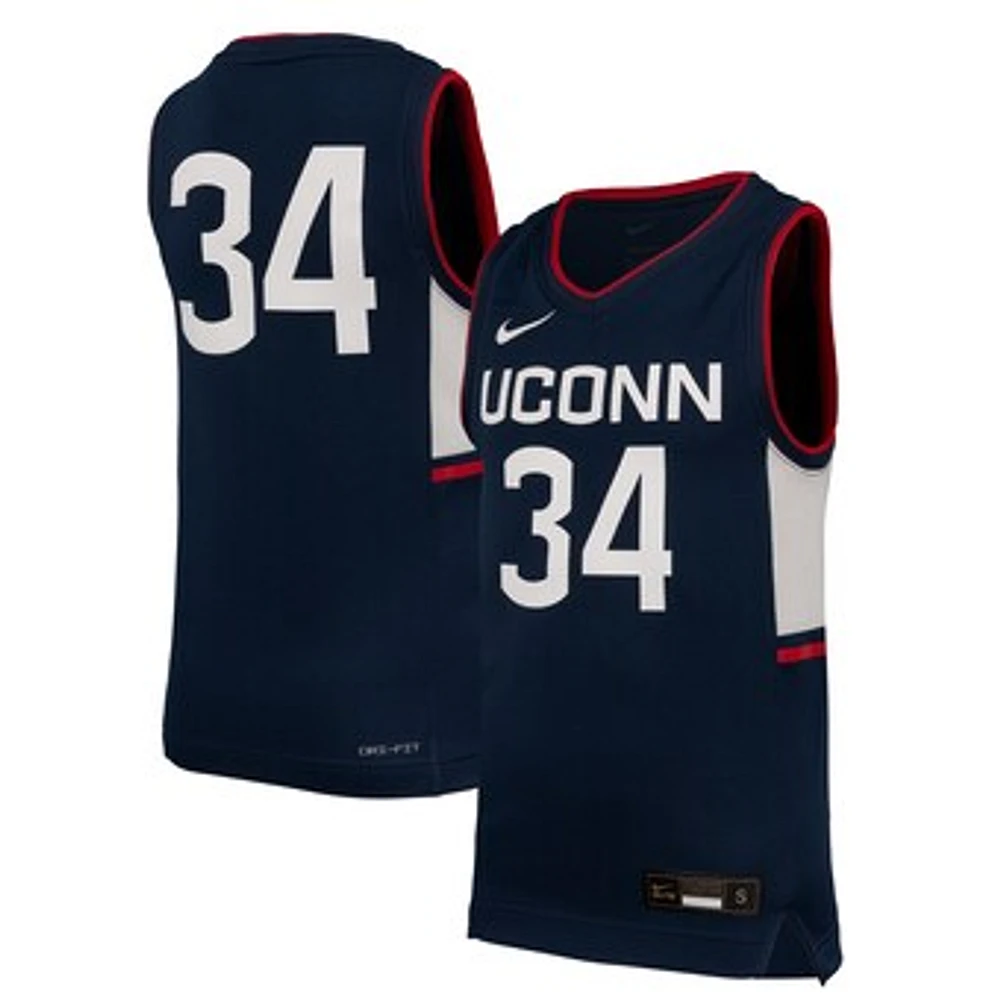 Youth Nike #34 Navy UConn Huskies Replica Basketball Jersey