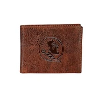Florida State Seminoles Bi-Fold Leather Passcase Wallet