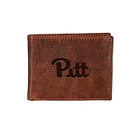 Pitt Panthers Bi-Fold Leather Passcase Wallet