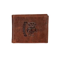 Wisconsin Badgers Bi-Fold Leather Passcase Wallet