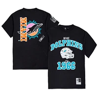 Unisex Black Miami Dolphins x Aleali May T-Shirt