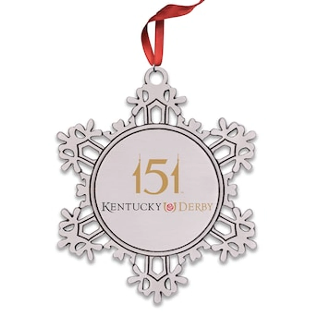 Kentucky Derby 151 Snowflake Ornament