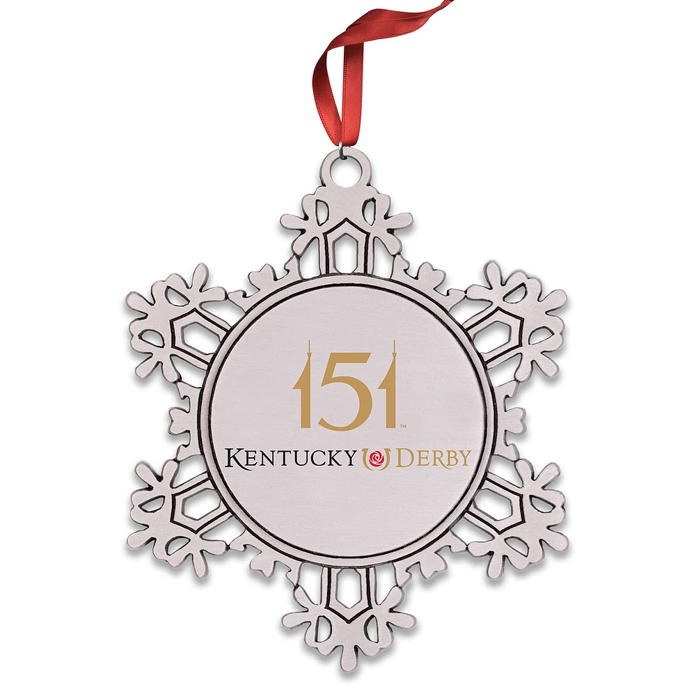 Kentucky Derby 151 Snowflake Ornament