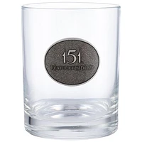 Kentucky Derby 151 15oz. Pewter Emblem Double Old Fashioned Shot Glass