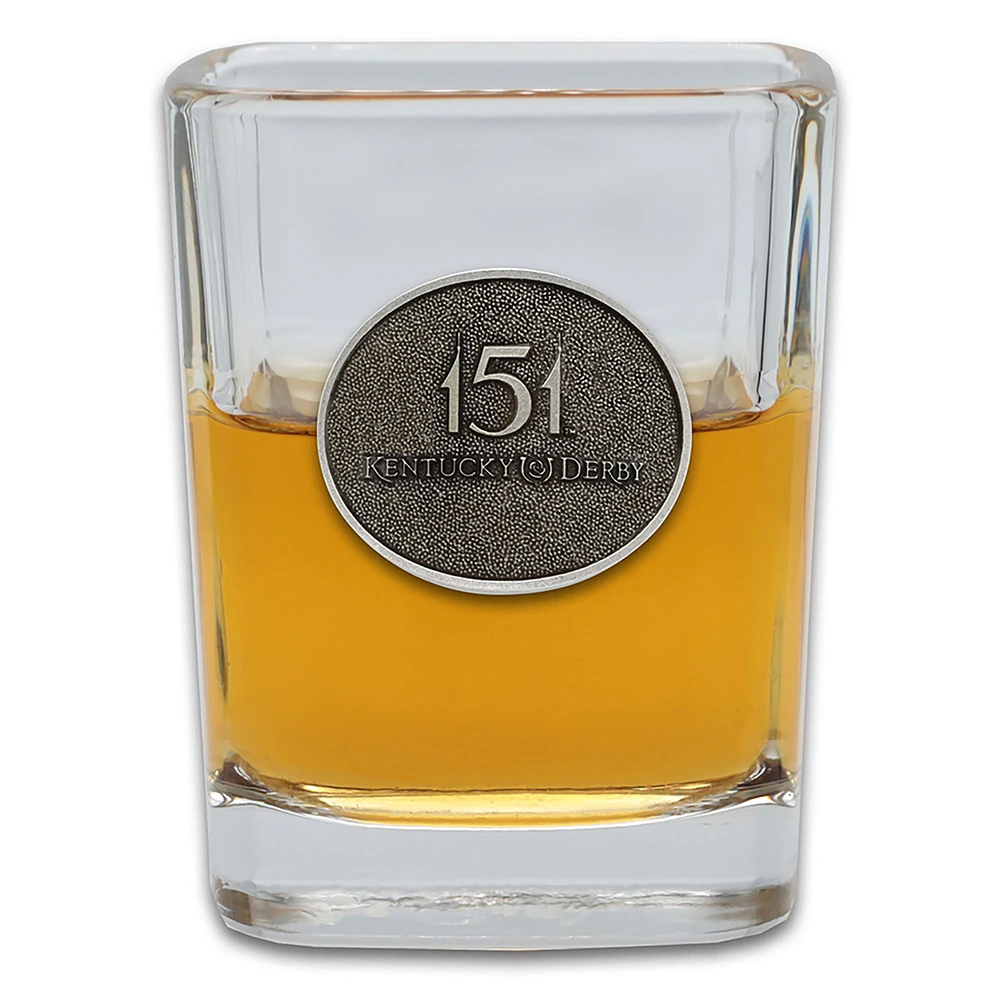 Kentucky Derby 151 1.5oz. Pewter Emblem Shot Glass