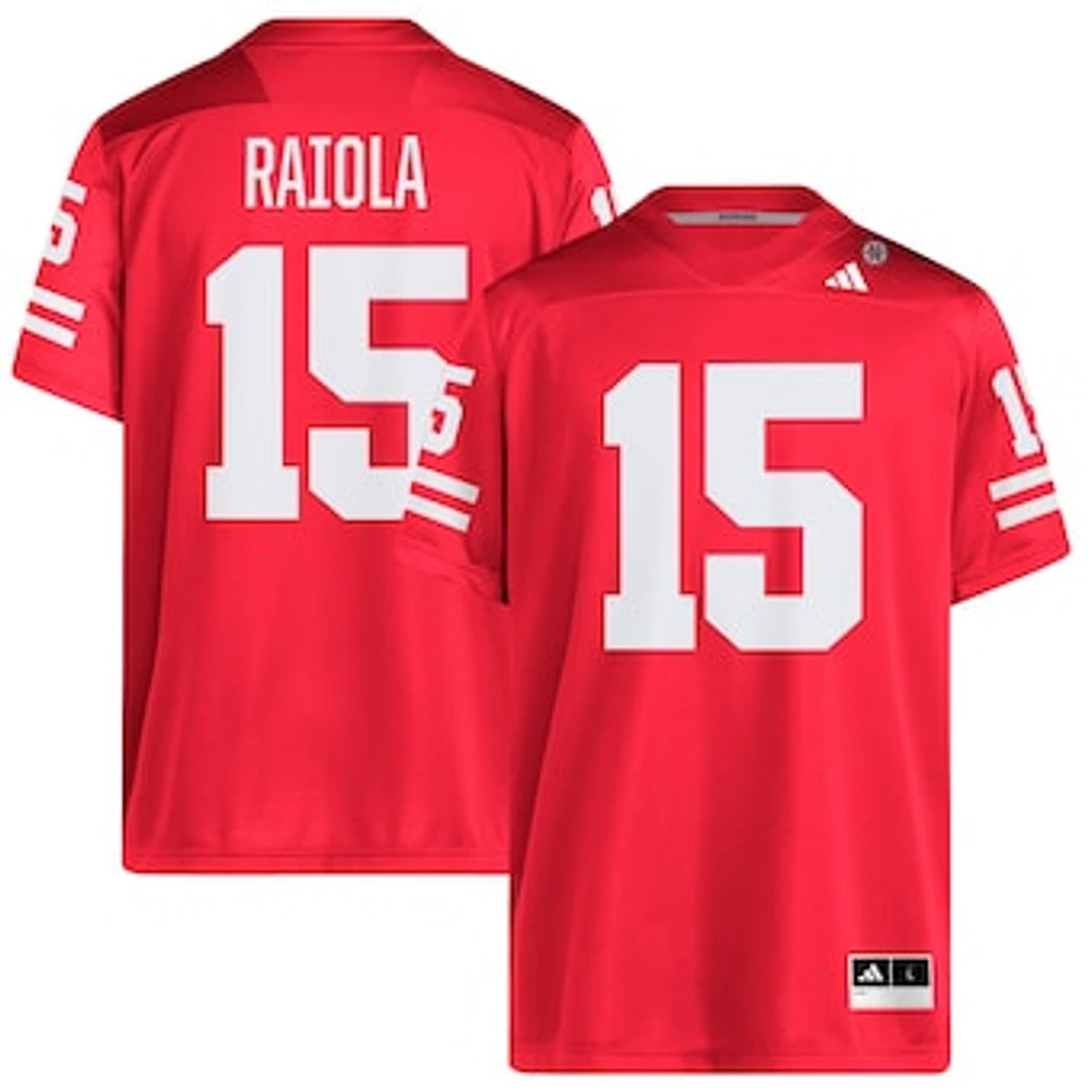 Men's adidas Dylan Raiola Scarlet Nebraska Huskers NIL Football Player Jersey