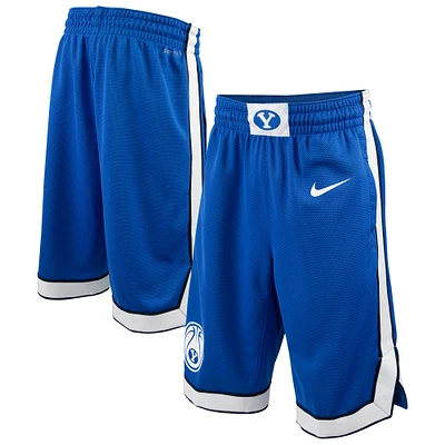 Men's Nike Royal BYU Cougars Replica Performance Basketball Shorts