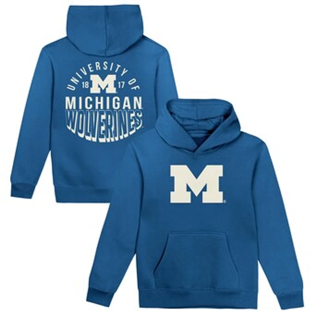 Toddler Navy Michigan Wolverines Team Banner Fleece Pullover Hoodie