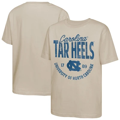 Youth Tan North Carolina Tar Heels News Flash T-Shirt