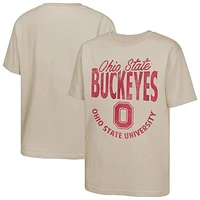 Youth Tan Ohio State Buckeyes News Flash T-Shirt