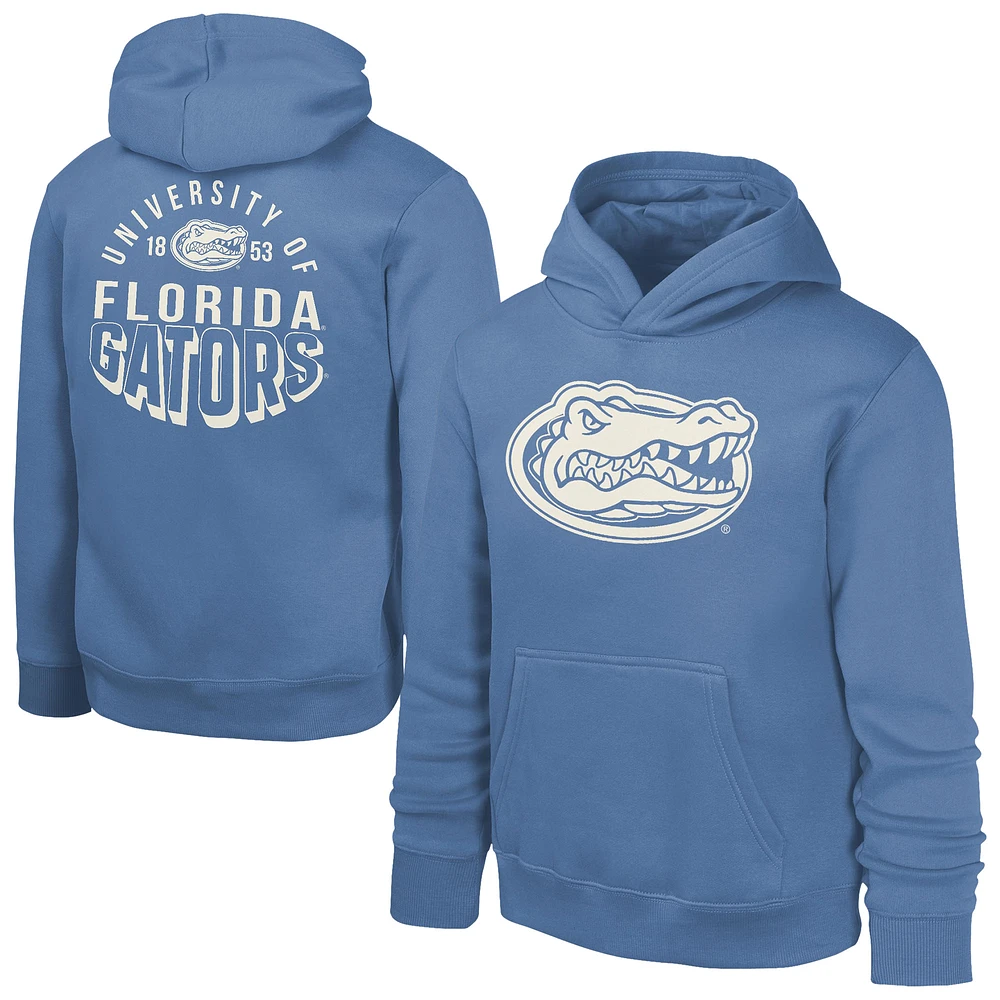 Youth Royal Florida Gators Team Banner Fleece Pullover Hoodie