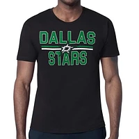Men's Starter Black Dallas Stars Mesh Look Team Name T-Shirt