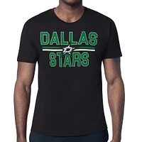 Men's Starter Black Dallas Stars Mesh Look Team Name T-Shirt