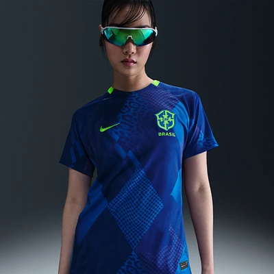 Women's Nike Blue Brazil National Team 2025/26 Away Replica Jersey