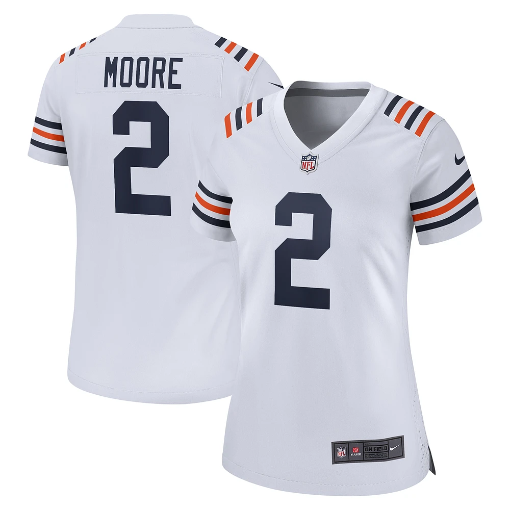 Women's Nike D.J. Moore White Chicago Bears Alternate Game Jersey