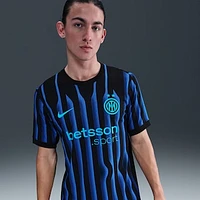 Men's Nike Blue Inter Milan 2025/26 Home Authentic Jersey