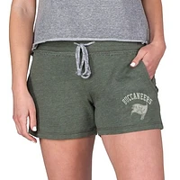 Women's Concepts Sport Green Tampa Bay Buccaneers Mainstream French Terry Tri-Blend Shorts