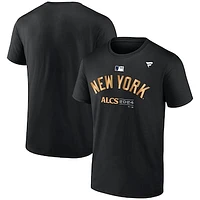 Men's Fanatics Black New York Yankees 2024 American League Division Series Champions Locker Room T-Shirt