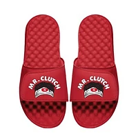 Unisex ISlide Patrick Mahomes Red NFLPA Mr. Clutch Slide Sandals