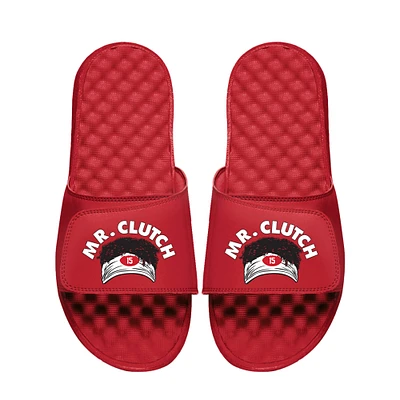 Unisex ISlide Patrick Mahomes Red NFLPA Mr. Clutch Slide Sandals