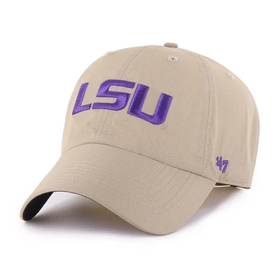 Men's '47 Khaki LSU Tigers Clean Up brrr° Adjustable Hat