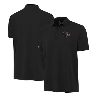 Men's Antigua Black UAB Blazers Reprocess Polo