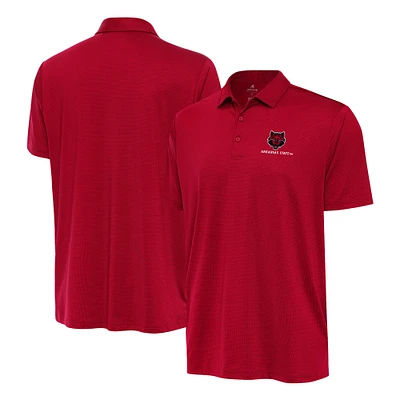 Men's Antigua  Scarlet Arkansas State Red Wolves Ellipse Polo