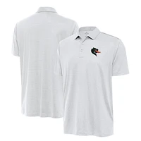 Men's Antigua  White UAB Blazers Ellipse Polo
