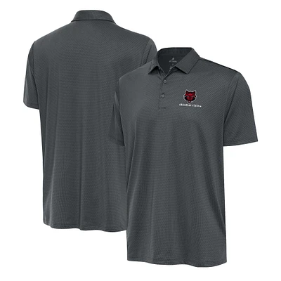 Men's Antigua  Pewter Arkansas State Red Wolves Ellipse Polo