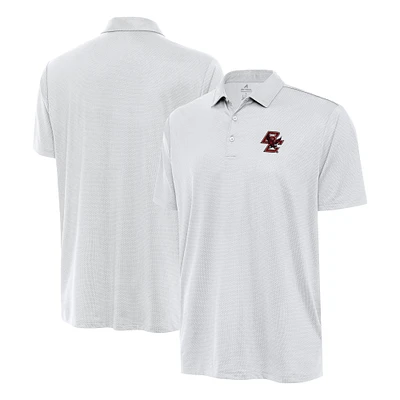 Men's Antigua  White Boston College Eagles Ellipse Polo