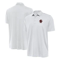 Men's Antigua  White Boston College Eagles Ellipse Polo