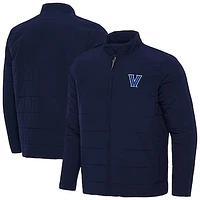 Men's Antigua  Navy Villanova Wildcats  Swelter Full-Zip Jacket