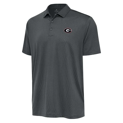 Men's Antigua Pewter Georgia Bulldogs Big & Tall Ellipse Polo